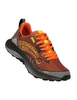 Zapatillas atom terra at117 high tex volcano naranja hombre.