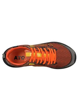 Zapatillas atom terra at117 high tex volcano naranja hombre.