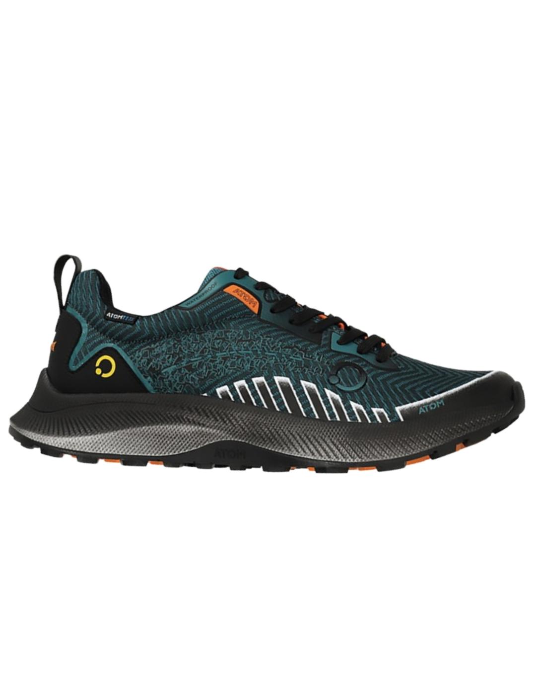 Zapatillas atom terra at117 high tex lake verde de hombre.