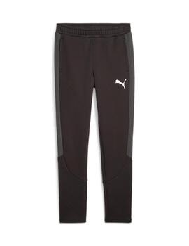 pantalón puma evostripe dk negro de hombre.