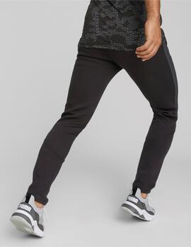 pantalón puma evostripe dk negro de hombre.