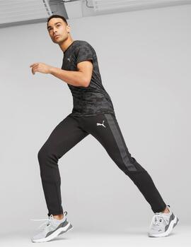 pantalón puma evostripe dk negro de hombre.
