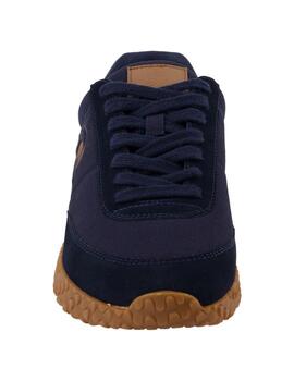 Zapatillas le coq sportif veloce twill azul de hombre.