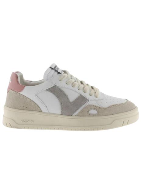 Zapatillas victoria basket seul blanco rosa de mujer.