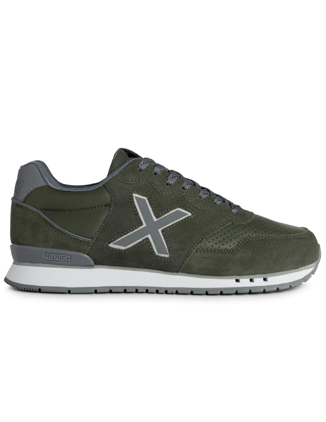 Zapatillas munich dash premium 202 verde de hombre.