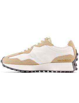 Zapatillas new balance ws327pt blanco beige de mujer.