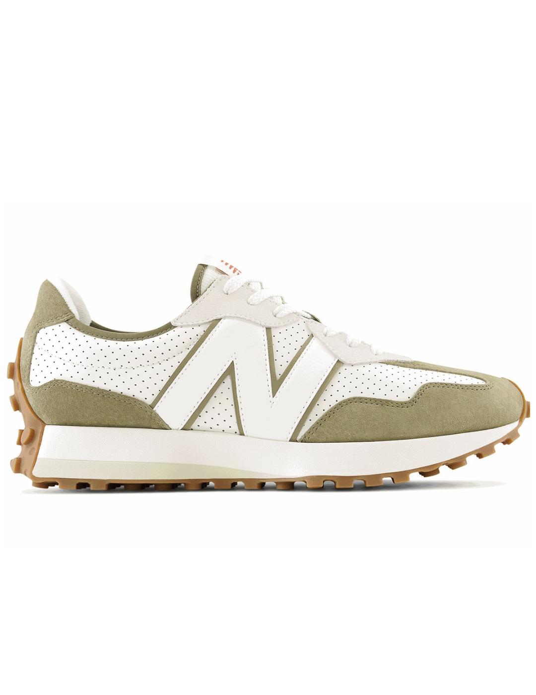 Zapatillas new balance ms327pq blanco verde de hombre.