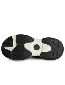 Zapatillas munich sabbia 04 negro gris de mujer.