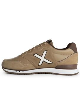 Zapatillas munich dash premium 206 marrón de hombre.