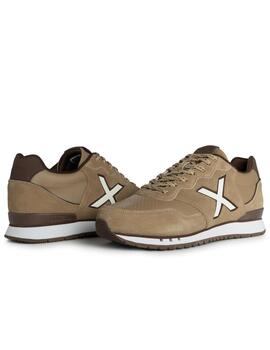 Zapatillas munich dash premium 206 marrón de hombre.