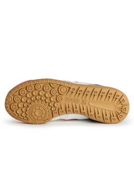 Zapatillas munich g3 kid indoor381 blanco azul de niño.