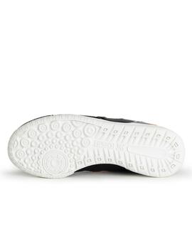 Zapatillas munich g3 kid indoor 383 gris naranja de niño.