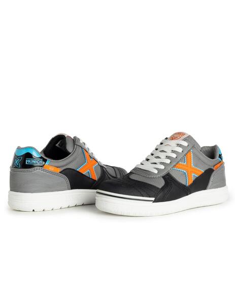 zapatillas munich g3 kid vco indoor 141 naranja de niño