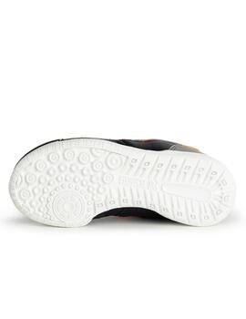 Zapatillas munich g3 vco indoor 383 gris naranja de niño.