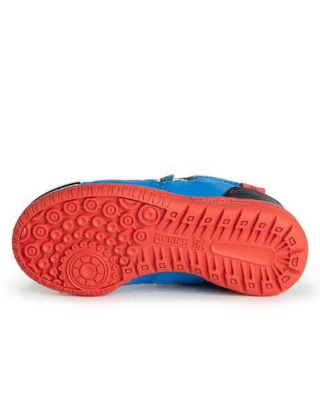 Zapatillas munich g3 kid indoor 386 azul rojo de niño.