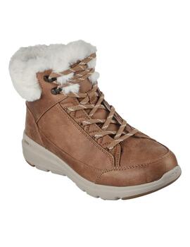 Botas skechers glaciar ultra cozyly marrón de mujer.