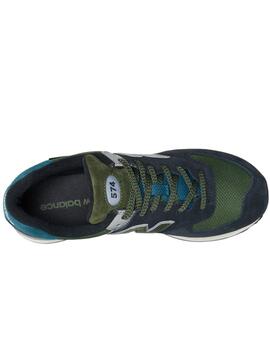 Zapatillas new balance u574kbg verde negro de hombre.