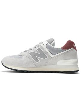 Zapatillas new balance u574kbr gris de hombre.