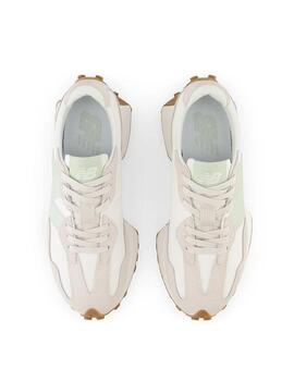 Zapatillas new balance ws327ou beige verde de mujer.