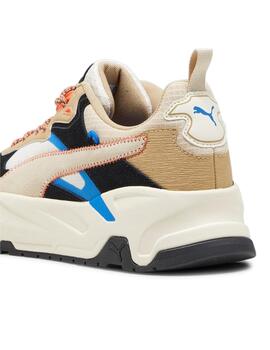 Zapatillas puma trinity open road blanco beige de hombre.