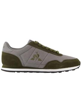 Zapatillas le coq sportif astra twill gris verde de hombre.