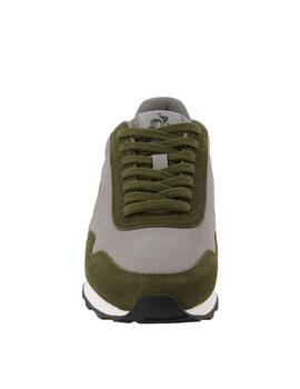 Zapatillas le coq sportif astra twill gris verde de hombre.