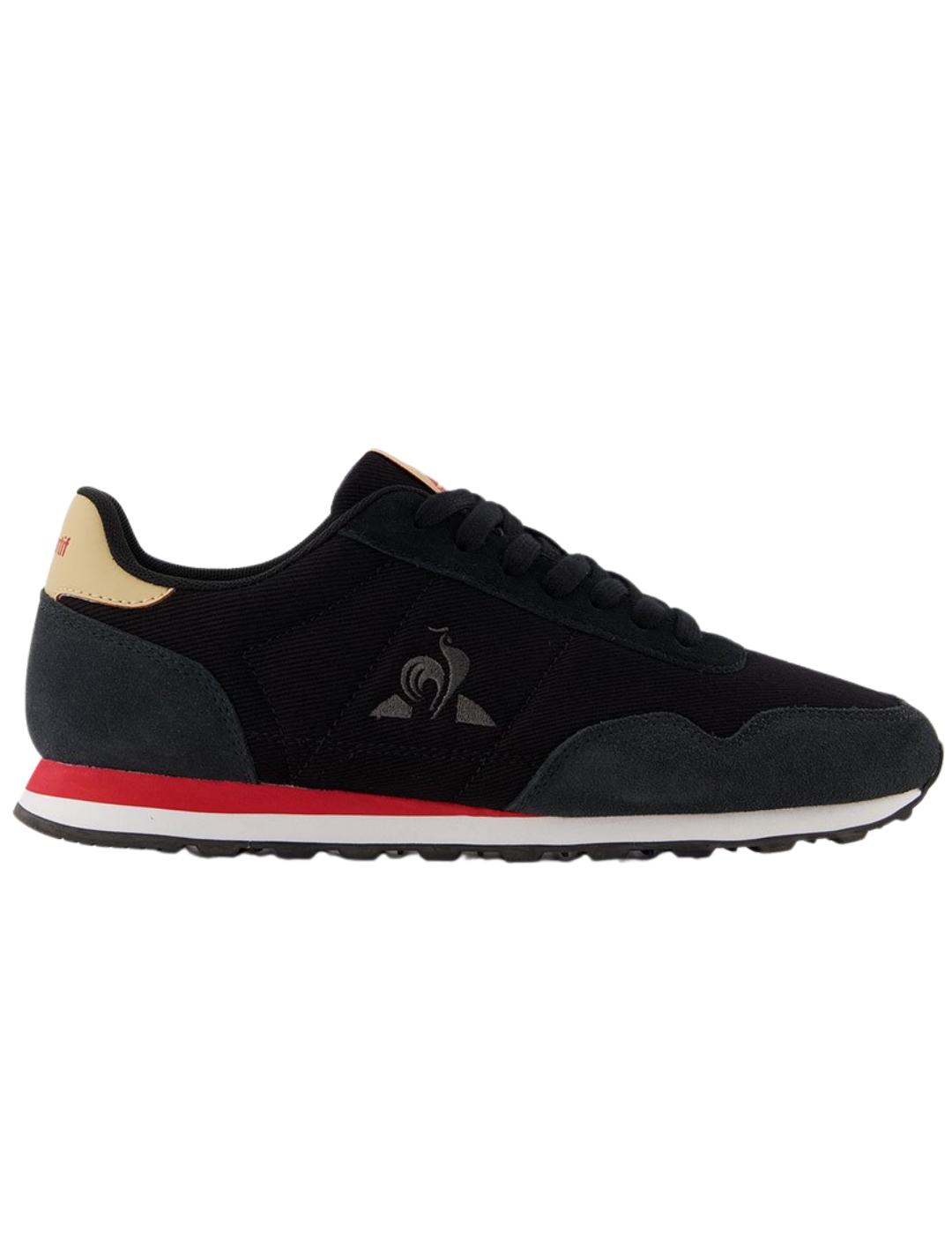 Zapatillas le coq sportif astra twill negro de hombre.