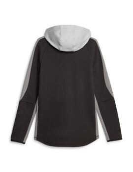 chaqueta puma evostripe full-zip gris negro de hombre.