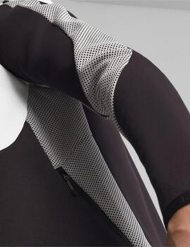 chaqueta puma evostripe full-zip gris negro de hombre.