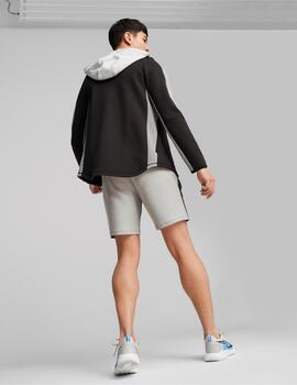 chaqueta puma evostripe full-zip gris negro de hombre.
