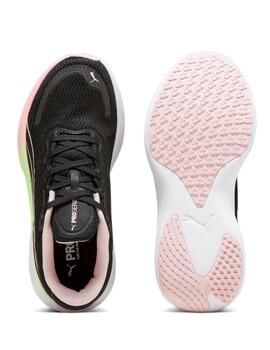 Zapatillas puma scend pro negro de mujer.