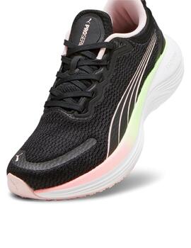 Zapatillas puma scend pro negro de mujer.