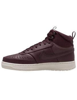 Zapatillas nike vision mid winter granate de hombre.