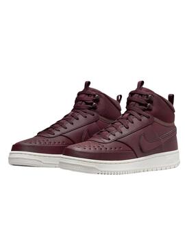Zapatillas nike vision mid winter granate de hombre.