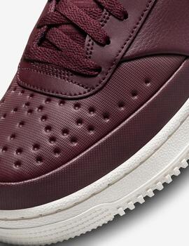 Zapatillas nike vision mid winter granate de hombre.