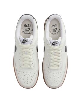 Zapatillas nike court vision blanco beige de hombre.