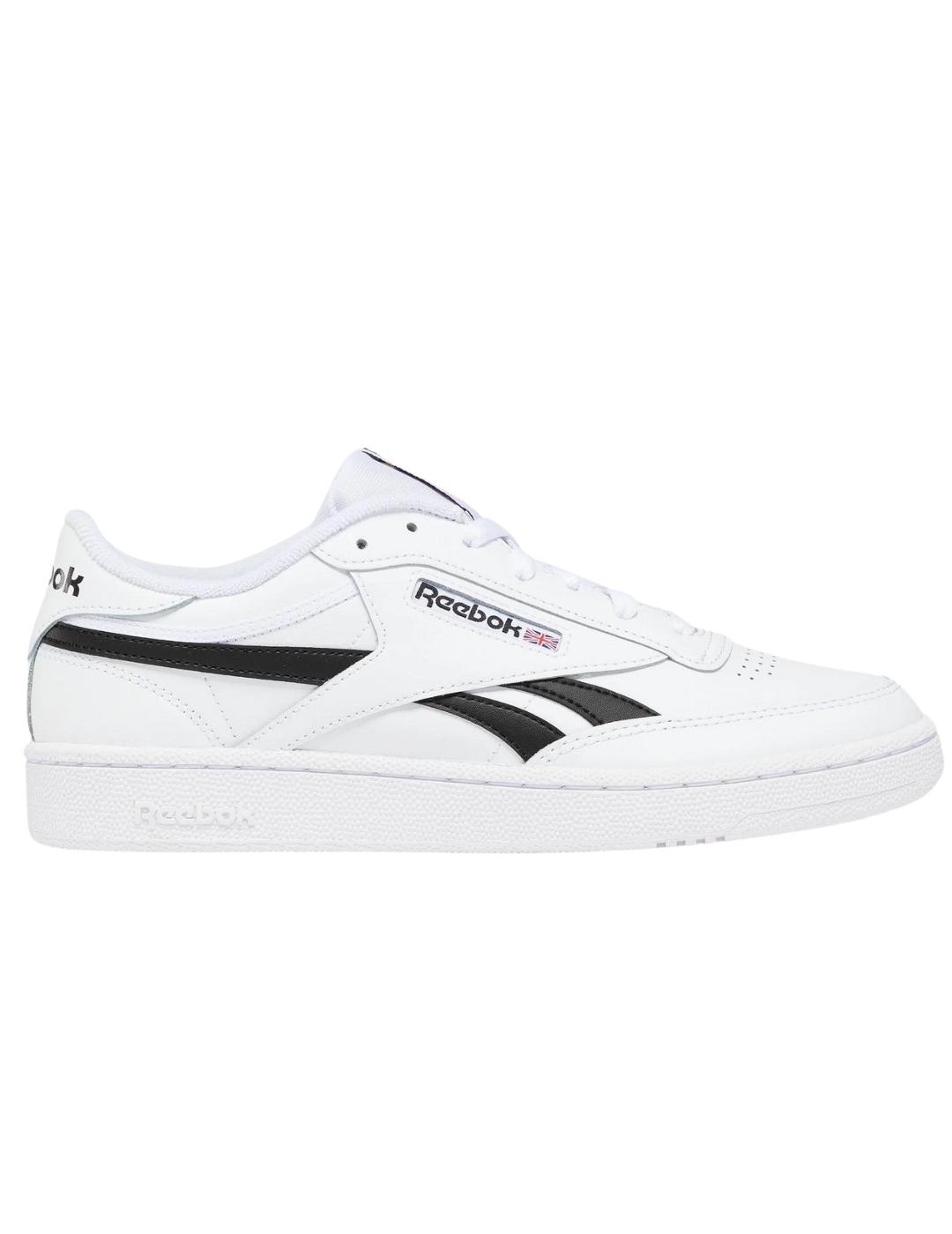 Zapatillas reebok club c revenge blanco negro de hombre.