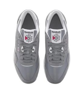 Zapatillas reebok classic nylon gris de hombre.