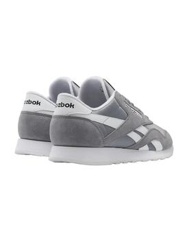 Zapatillas reebok classic nylon gris de hombre.