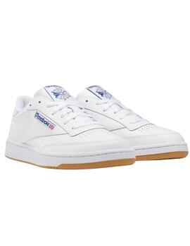 Zapatillas reebok club c 85 blanco azul de hombre.