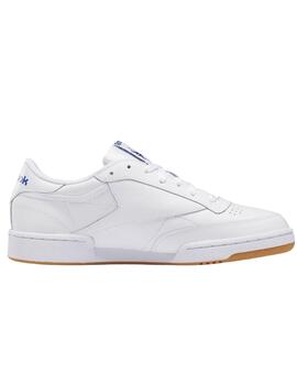 Zapatillas reebok club c 85 blanco azul de hombre.