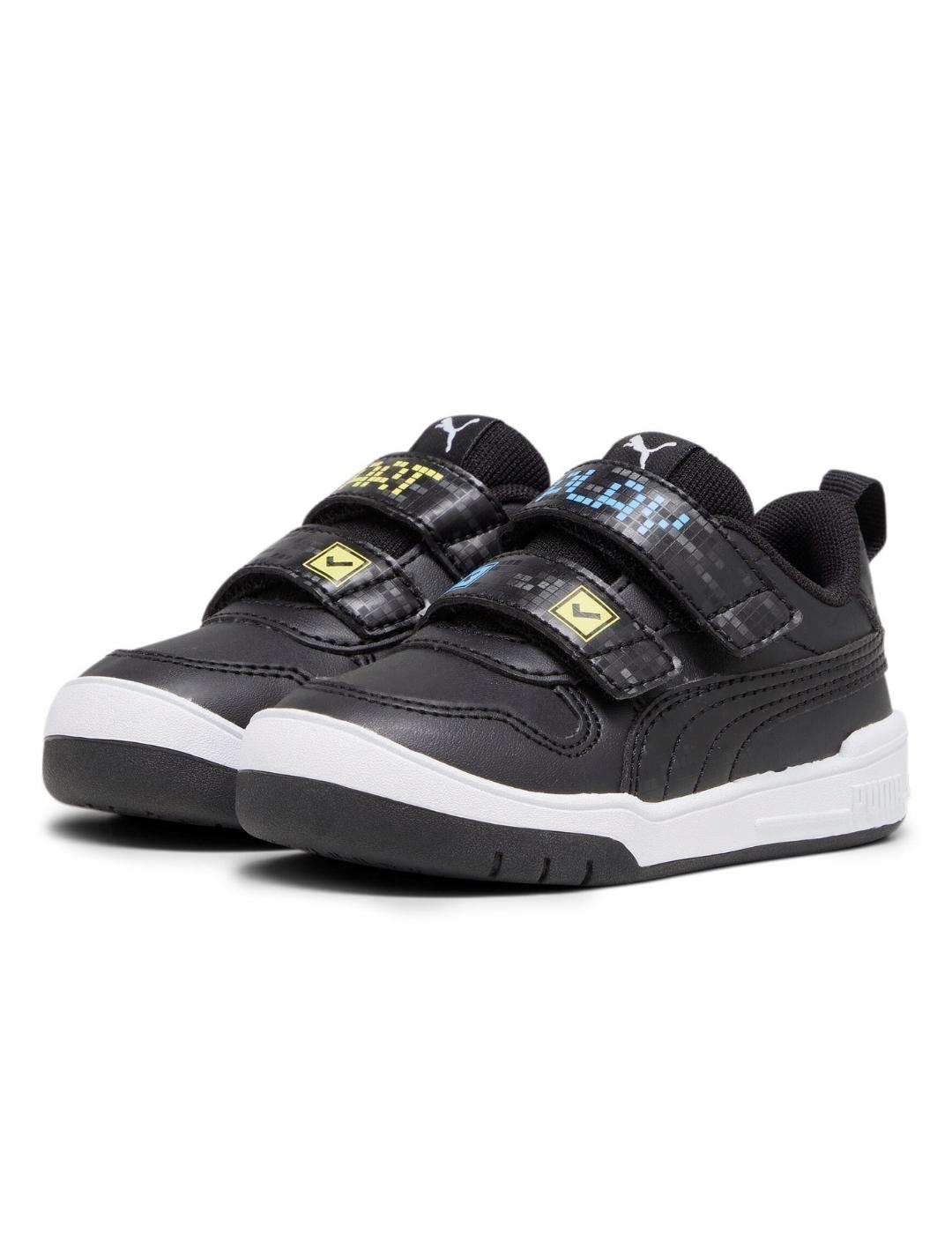 Zapatills puma multiflex sl play v inf negro de bebé.