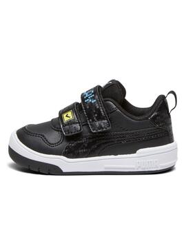 Zapatills puma multiflex sl play v inf negro de bebé.