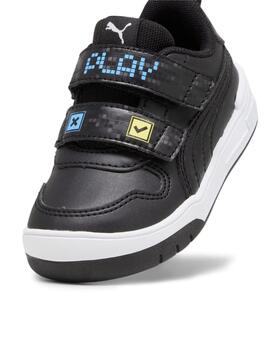 Zapatills puma multiflex sl play v inf negro de bebé.