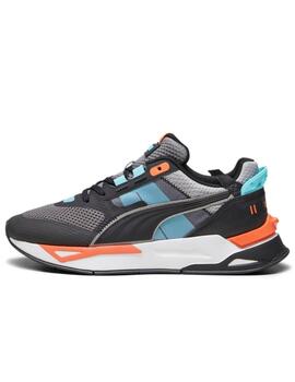 Zapatillas puma mirage sport tech negro gris de hombre.