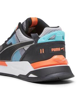 Zapatillas puma mirage sport tech negro gris de hombre.