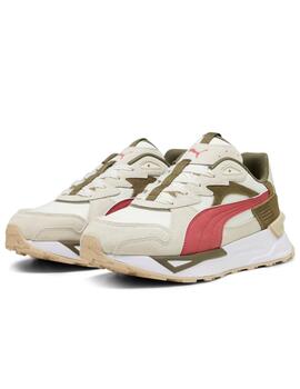 Zapatillas puma mirage sport asphalt remix beige de hombre.