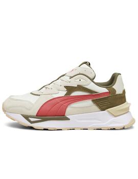 Zapatillas puma mirage sport asphalt remix beige de hombre.