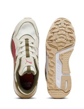 Zapatillas puma mirage sport asphalt remix beige de hombre.