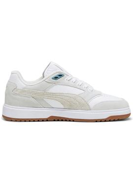 Zapatillas puma doublecourt prm blanco beige de hombre.